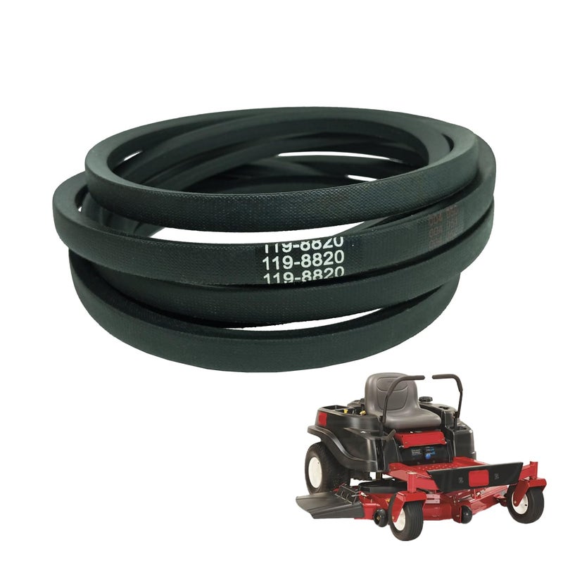 CTPOWER Replaces 119-8820 Deck Belt for Toro TimeCutter SS5000 MX5000 5000 MX5060 75750 Exmark Quest Zero Turn Mowers with 50 Inch Decks 119-8820-SL/Aramid Cord / 141.500 inches - Image 1